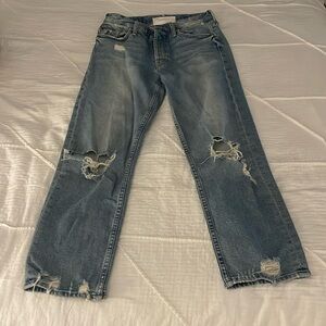 Mother tomcat distressed jeans